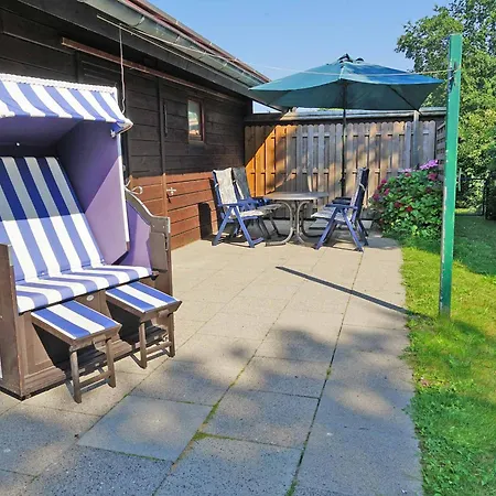 Ferienhaus Blockhaus - Grosse Terrasse Mit Strandkorb Und W-lan *